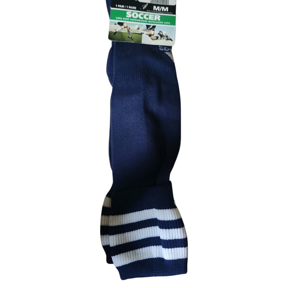 adidas Navy and White Athletic Socks